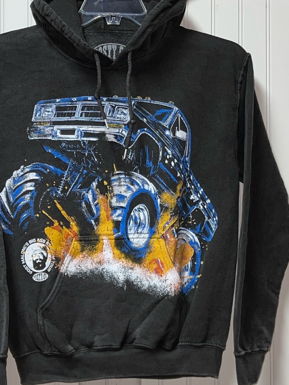 Post Malone Posty Monster Truck Hoodie XS New NWOT Urban Outfitters